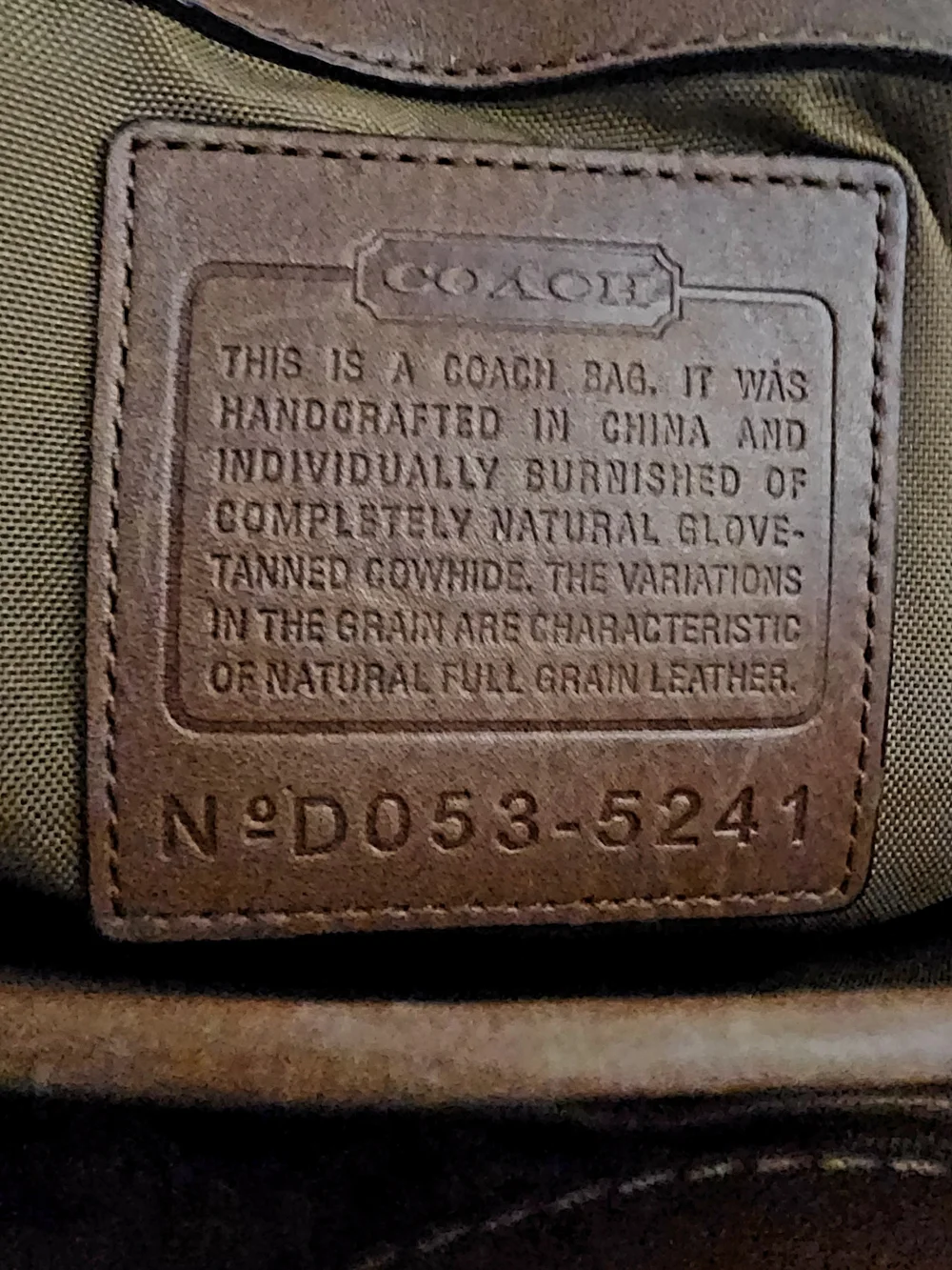 💼 Vintage Coach Taylor Leather Briefcase (Style 5241)